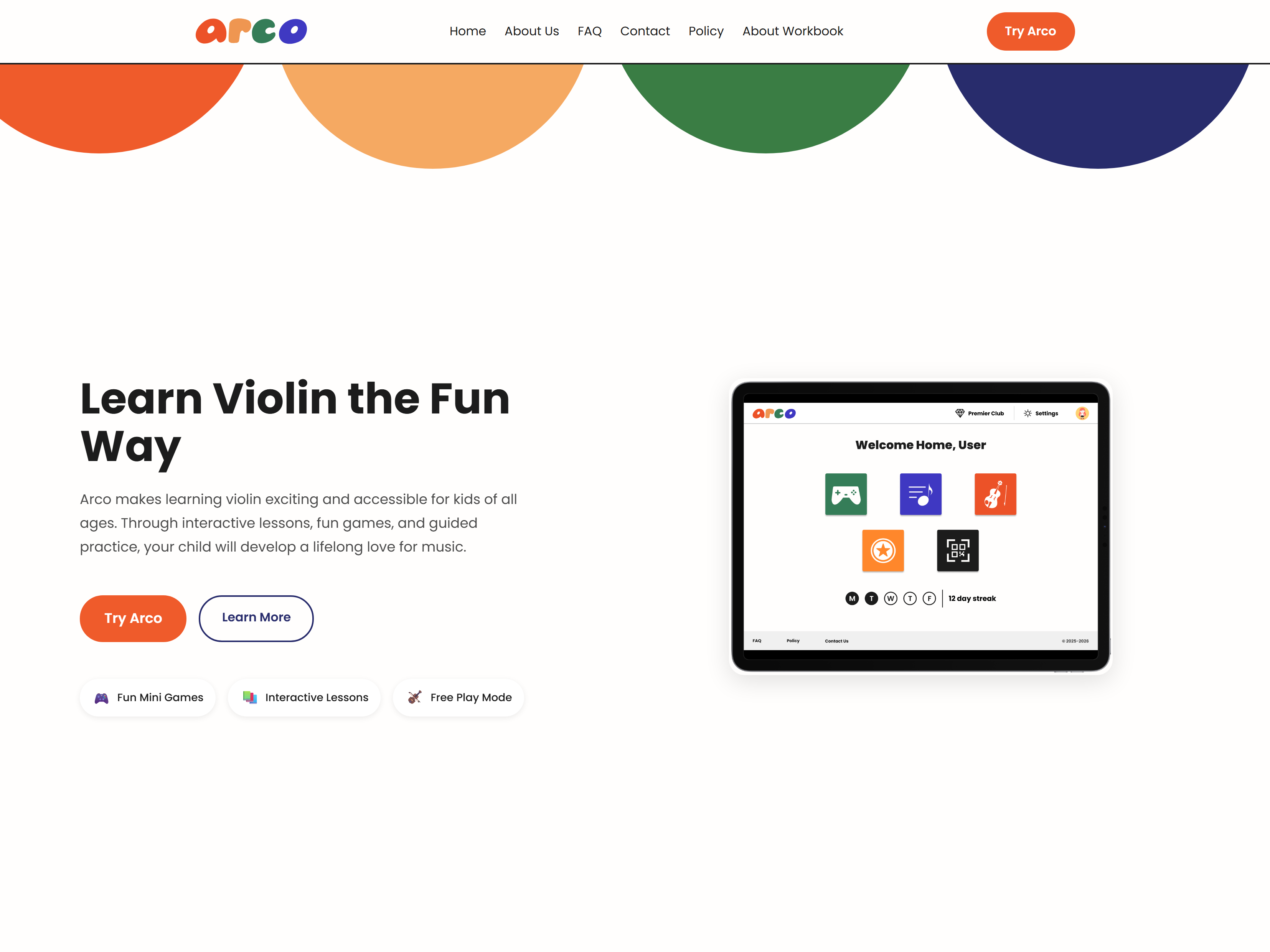 Landing Page